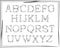 English alphabet cursive