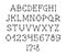 English alphabet, font, Layout, black, vector.