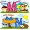 English alphabet M N