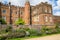 English architecture Tudors time, West Front of Hampton court with entrance gate, locates in West London