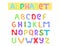 English balloon colorful alphabet vector holidays party abc and education ozone type greeting helium cartoon festive