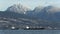 English Bay Freighters, Coast Mountains, Vancouver