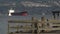 English Bay Sailboat and Freighter Vancouver 4K UHD