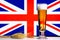 English Beer Great Britain Flag Lager Glass