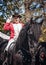 English cavalry horseman during the Elf Fantasy Fair