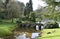 English country house garden at Stourhead