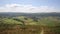 English countryside and coast view of Porlock Somerset from the walk to Bossington