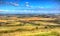 English countryside from Ivinghoe Beacon Chiltern Hills Buckinghamshire UK in colourful HDR