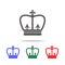 The English Crown icon. Elements of United Kingdom multi colored icons. Premium quality graphic design icon. Simple icon for websi