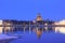 The English embankment, St. Isaac Cathedral, St. P