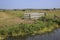 English Farm Cattle gate and Fields