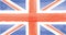 English flag. Great Britain watercolor painted flag isolated