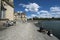 English Garden and Etang pond at the Palace of Fontainebleau, France