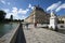 English Garden and Etang pond at the Palace of Fontainebleau, France