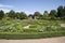 English garden in Missouri Botanical Garden ST Louis MO USA