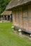 English Granary with staddlestones.