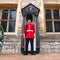 English guard soldier patrolling in London