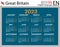 English horizontal pocket calendar for 2023. Week starts Monday