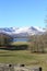 English Lake District National Park, Snow on Cumbrian Mountains.