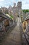 English medieval castle of Arundel. Ancient stone fortification from middle ages