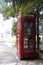 English phone booth