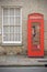 English phone booth