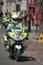 English policeman on motorbike