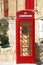 English red phone booth in Valletta, Malta