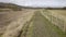 English river Sussex countryside fence pathway for walkers hills autumn uk Europe