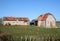 English Rural Farmhouse and Barn