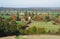 An English Rural Landscape in Autumn with footpath