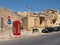 English traditional phone booth in Malta
