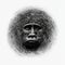 Engraved Line-work: Minimalist Gorilla Portrait In Spiral