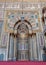 Engraved Mihrab niche at the Mosque and Madrassa School of Sultan Hassan, Cairo, Egypt