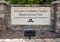 Engraved Stone sign for the Arlington Sculpture Garden at Meadowbrook Park in the City of Arlington, Texas.