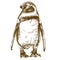 Engraving drawing illustration of Humboldt penguin