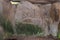 Engravings on stones in the tumulus Mane Lud near Locmariaqur in Brittany, France