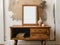 Enhance your space with this versatile, handcrafted, wooden console. Featuring a spacious top and two generous drawers, it\\\'s