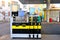 ENI Gas Station fuel pump. ENI is an Italian multinational oil and gas company