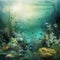 Enigmatic Depths: Mysterious and Intriguing Textures Evoking Unexplored Waters