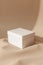 The Enigmatic Encounter: A White Box Perches Upon an Ethereal Bed. Generative AI.