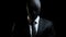The Enigmatic Faceless Man: A Dark And Mysterious Figure In A Suit
