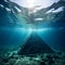 Enigmatic Submerged Pyramid: Mysterious Relic Just Beneath the Water\\\'s Surface