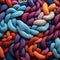 Enigmatic Tangle in Wool Close-Up