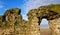 Enisala medieval Fortress in Dobrogea Region-inside the walls.