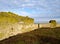 Enisala medieval Fortress in Dobrogea Region-inside the walls.