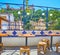 Enjoy Alhambra from the teahouse`s terrace, Albaicin, Granada, Spain