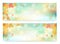 Enjoy autumn sales banners with colorful leaves.