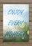 Enjoy every moment on the natural blurry background. Typography