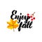 Enjoy Fall Lettering